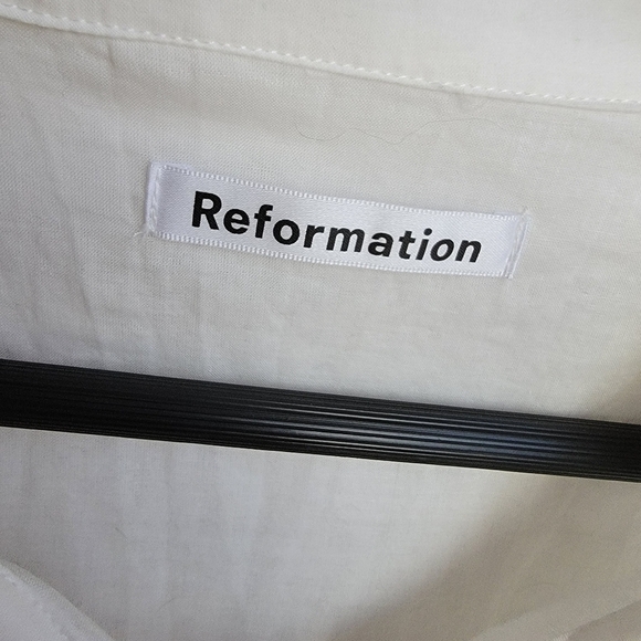 Reformation Driftwood Dress in Ivory size XL NWT - Picture 10 of 10